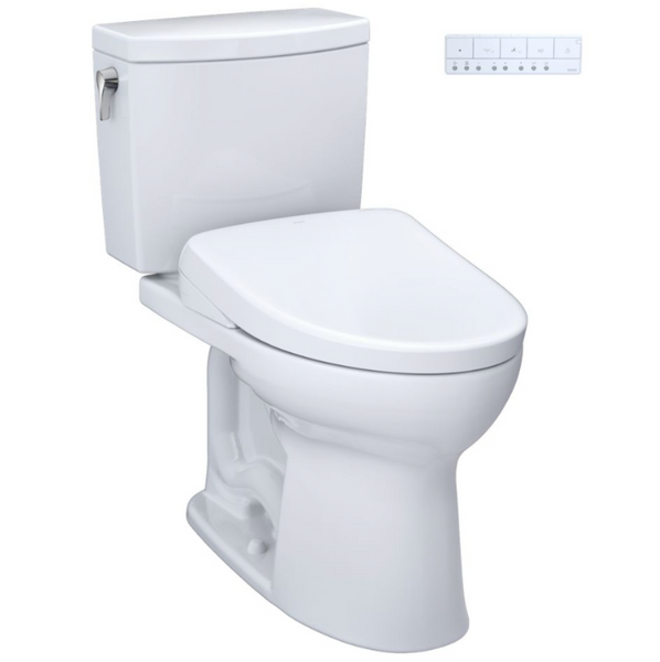 Toto Drake II 1G - Washlet®+ S7/S7A Two-Piece Toilet - 1.0 Gpf - Universal Height