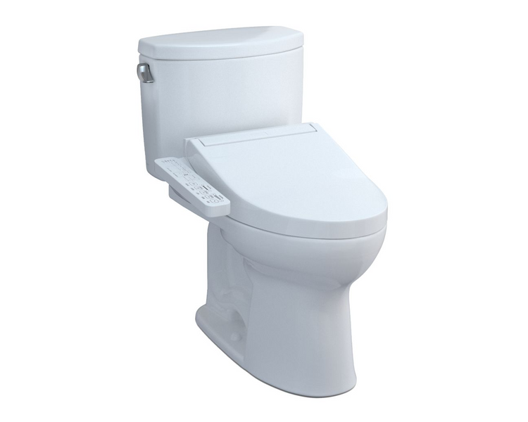 Toto Drake® II Washlet®+ C2 Two-Piece Toilet - 1.28 Gpf - Universal Height
