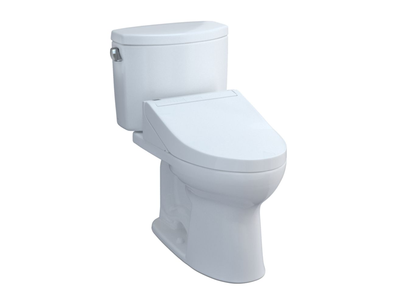 Toto Drake® II Washlet®+ C5 Two-Piece Toilet - 1.28 Gpf - Universal He ...