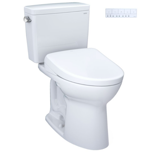 Toto Drake® - Washlet®+ S7A Two-Piece Toilet - 1.28 Gpf - Universal Height