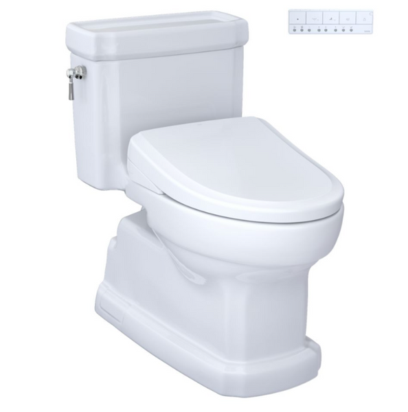 Toto Guinevere - Washlet®+ S7/S7A - One-Piece Toilet - 1.28 GpF  - Universal Height
