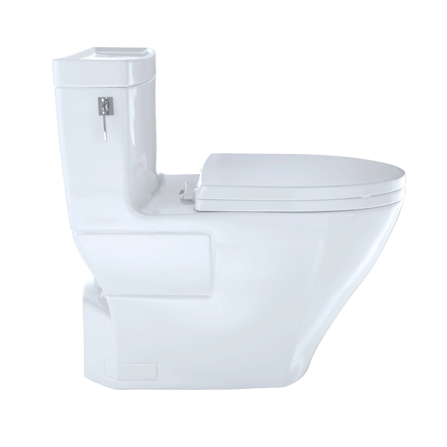 TOTO Aimes One-Piece Elongated 1.28 Gpf Skirted Toilet - Cotton White - Washlet+ Ready