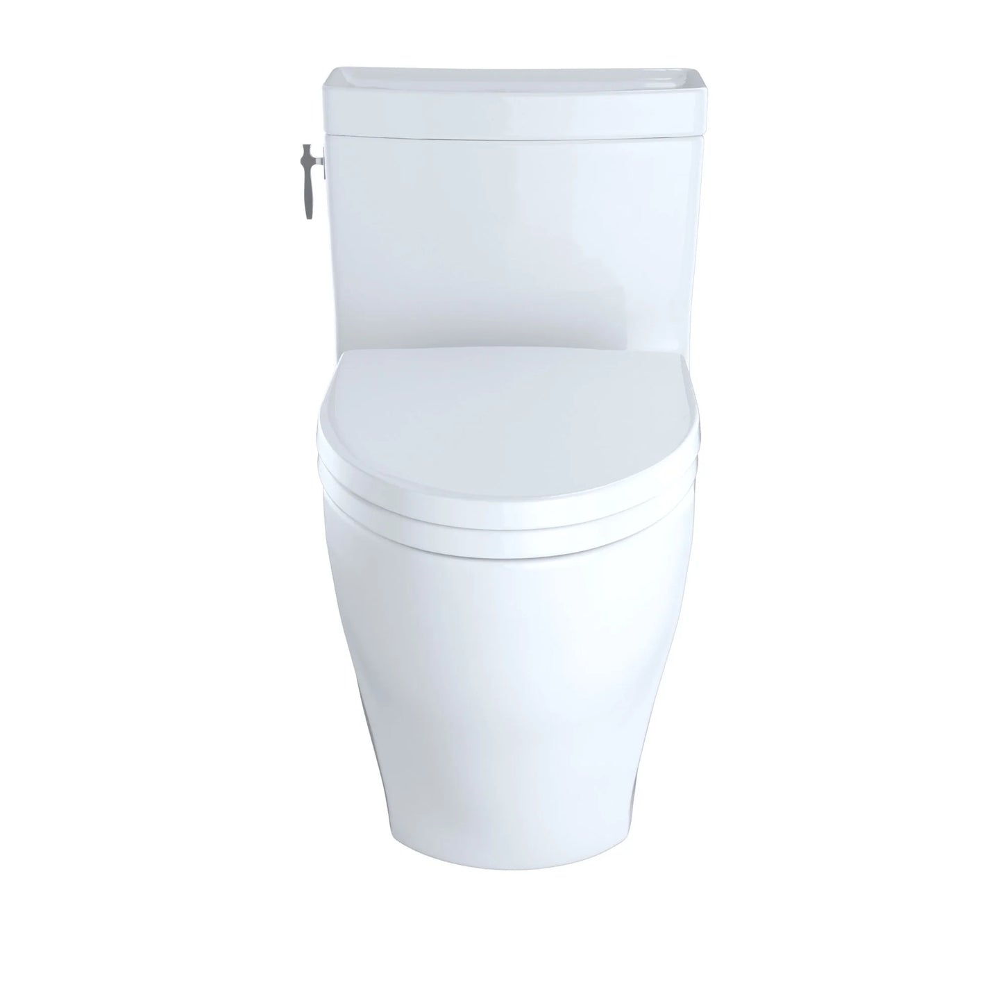 TOTO Aimes One-Piece Elongated 1.28 Gpf Skirted Toilet - Cotton White - Washlet+ Ready