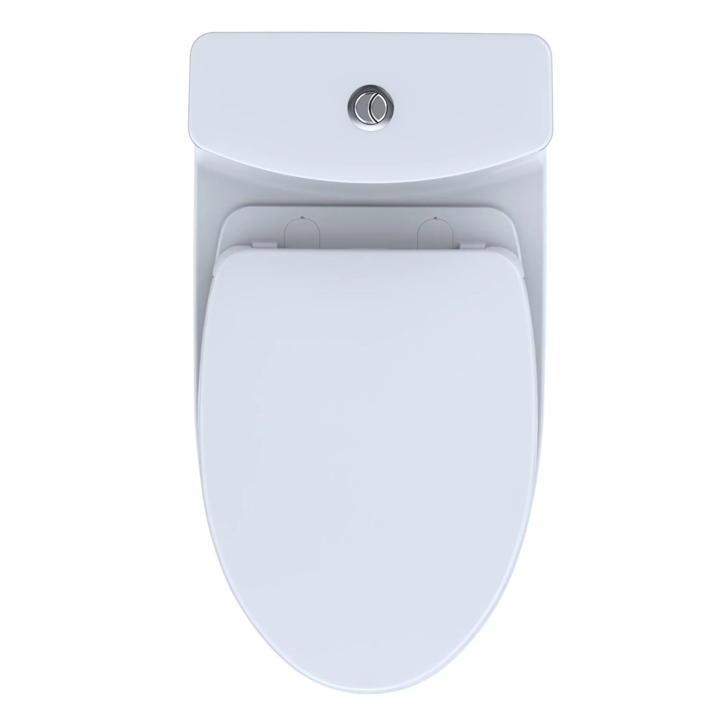 TOTO Aquia IV One-Piece Elongated 1.28 & .9 Gpf Skirted Toilet - Cotton White - Washlet+ Ready