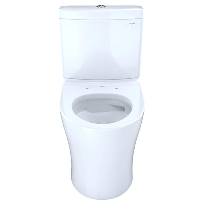 TOTO Aquia IV Two-Piece Elongated 1.28 & .9 Gpf Skirted Toilet - Cotton White - Washlet+ Ready