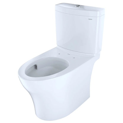 TOTO Aquia IV Two-Piece Elongated 1.28 & .9 Gpf Skirted Toilet - Cotton White - Washlet+ Ready