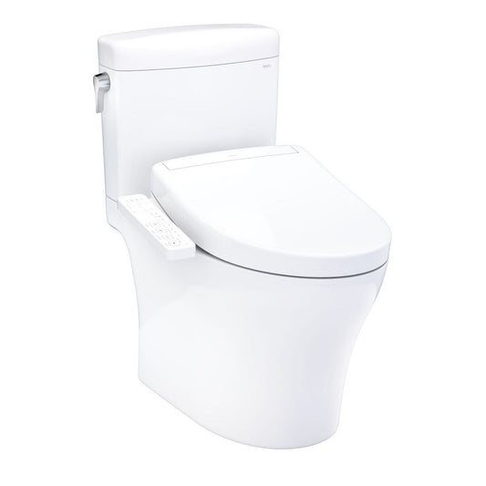 TOTO Aquia IV Cube Washlet+ S2 Two-Piece 1.28 & .9 Gpf
