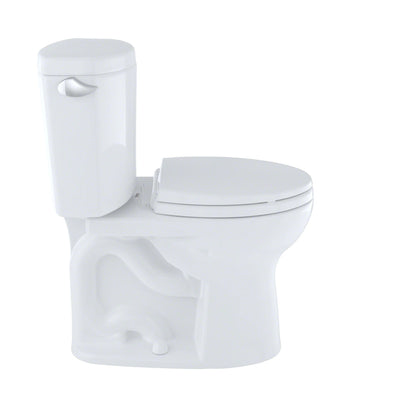 TOTO Drake II Two-Piece Elongated 1.28 Gpf Toilet - Cotton White - Washlet+ Ready