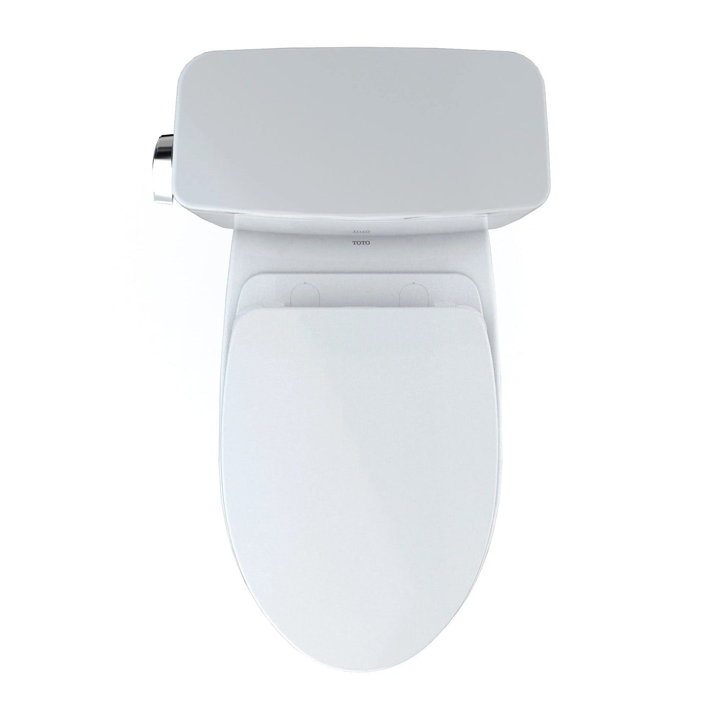 TOTO Drake Two-Piece Elongated 1.28 Gpf Toilet - Cotton White - Washlet+ Ready