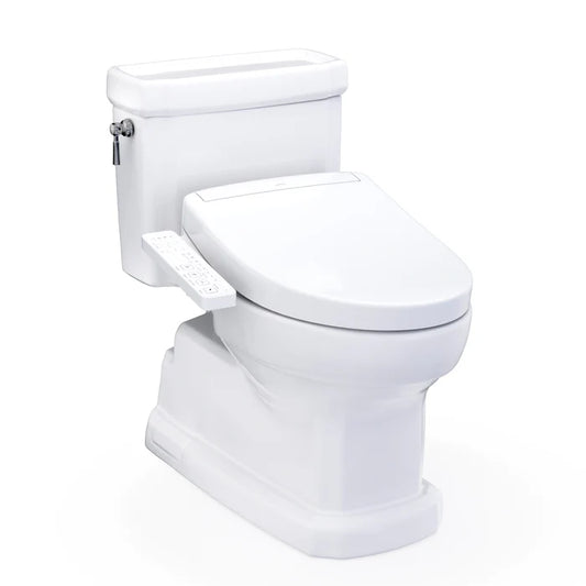 TOTO MW9743346CEFG#01 WASHLET+ Guinevere 1.28 GPF Toilet with S2 Bidet Seat - Cotton White