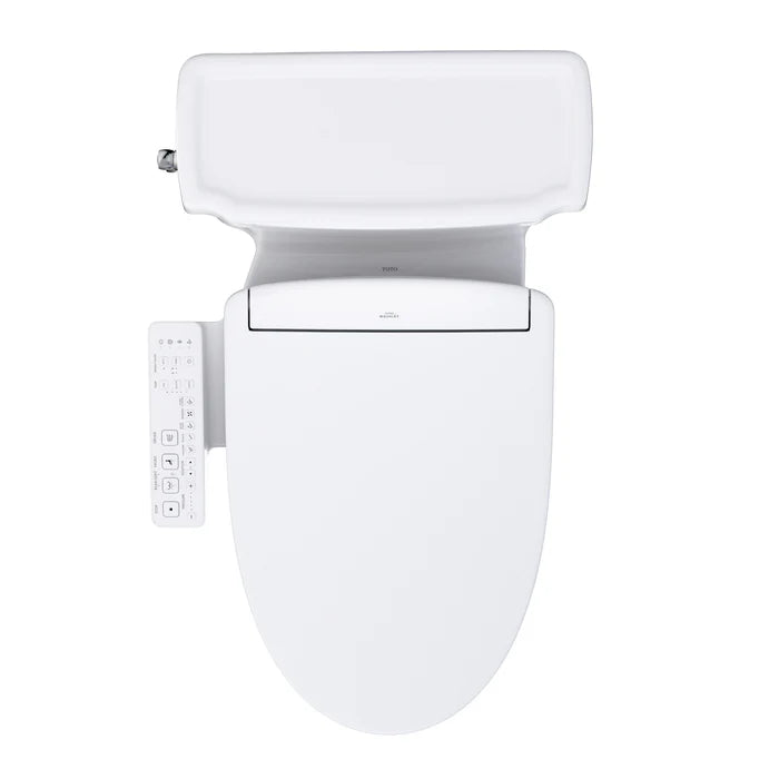 TOTO MW9743346CEFG#01 WASHLET+ Guinevere 1.28 GPF Toilet with S2 Bidet Seat - Cotton White