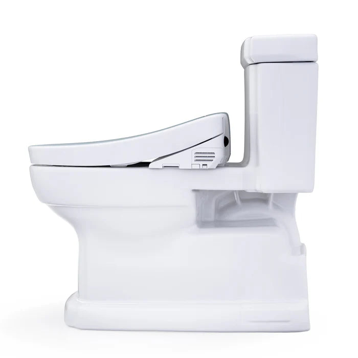 TOTO MW9743446CEFG#01 WASHLET+ Guinevere 1.28 GPF Toilet with S5 Bidet Seat - Cotton White