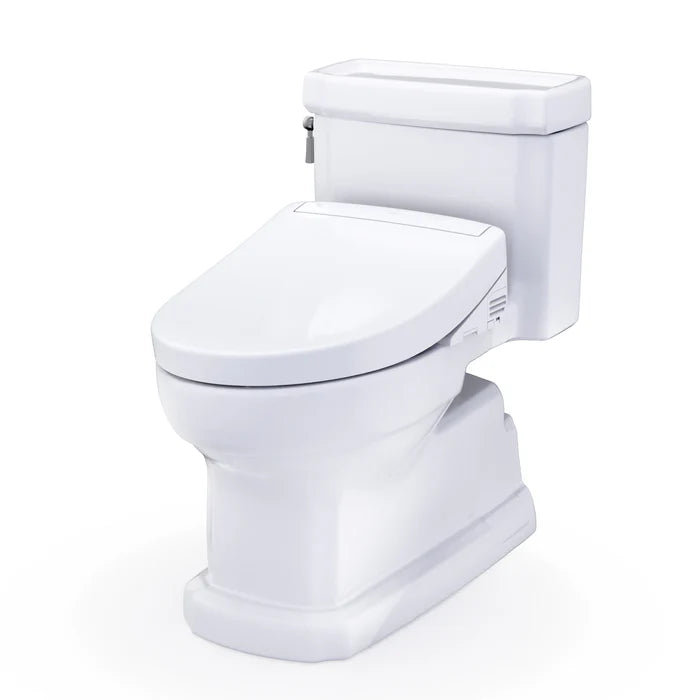 TOTO MW9743446CEFG#01 WASHLET+ Guinevere 1.28 GPF Toilet with S5 Bidet Seat - Cotton White