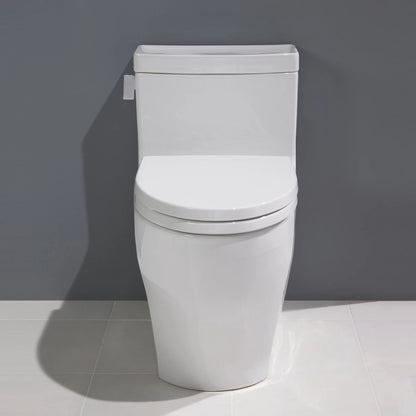 TOTO Legato One-Piece Elongated 1.28 Gpf Skirted Toilet - Cotton White - Washlet+ Ready