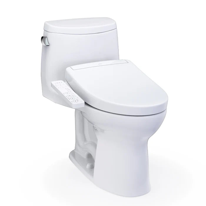 TOTO UltraMax II One-Piece Elongated Universal Height Toilet with Washlet+ S2 or S5 Bidet Seat MW6043346CEFG#01, MW6043446CEFG#01