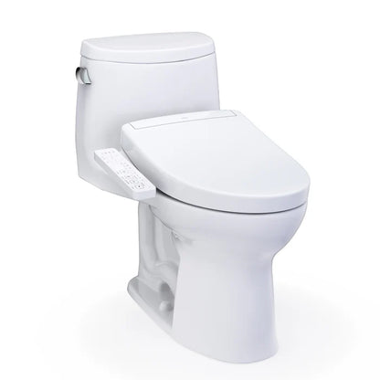 TOTO UltraMax II One-Piece Elongated Universal Height Toilet with Washlet+ S2 or S5 Bidet Seat MW6043346CEFG#01, MW6043446CEFG#01