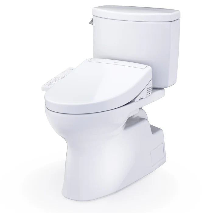 TOTO Vespin II Elongated Universal Height Toilet with Washlet+ S2 or S5 Bidet Seat MW4743346CEFG#01, MW4743446CEFG#01