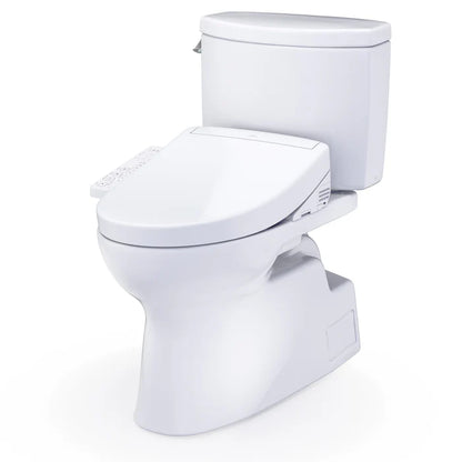 TOTO Vespin II Elongated Universal Height Toilet with Washlet+ S2 or S5 Bidet Seat MW4743346CEFG#01, MW4743446CEFG#01