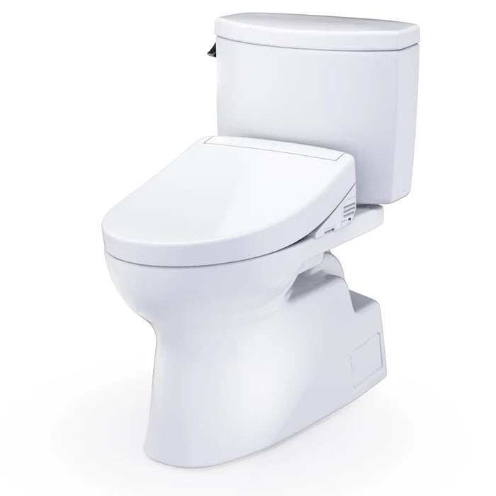 TOTO Vespin II Elongated Universal Height Toilet with Washlet+ S2 or S5 Bidet Seat MW4743346CEFG#01, MW4743446CEFG#01