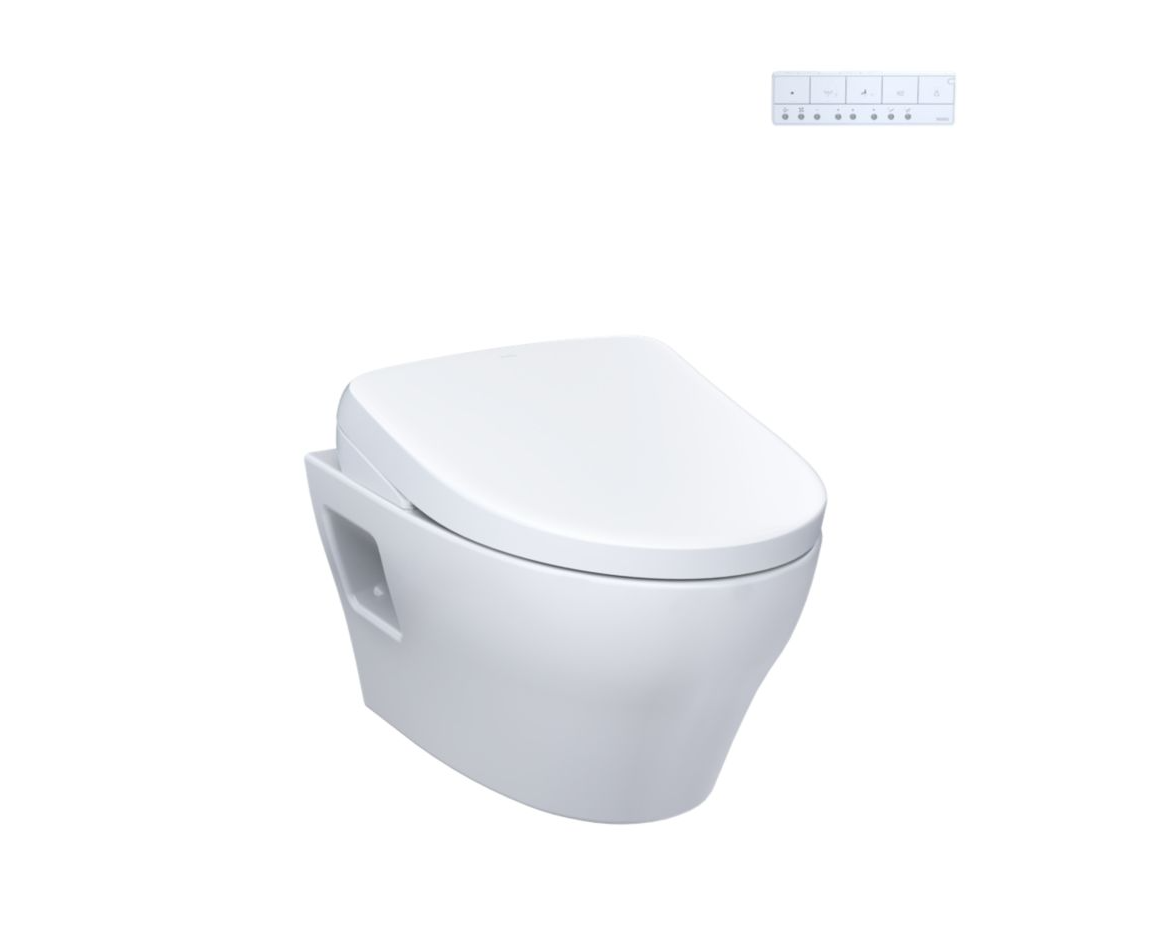 Toto EP Washlet®+ C2/C5/S7/S7A Wall Hung Toilet - 1.28 GPF & 0.9 GPF