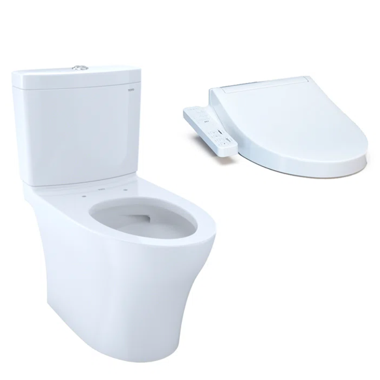 Toto Aquia® IV with KC2 - Two-Piece Toilet - 1.28 Gpf & 0.8 Gpf - Universal Height
