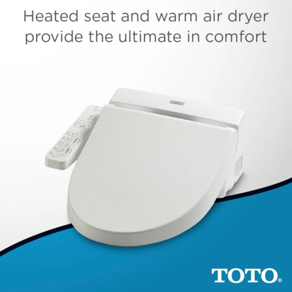 Washlet® C100 Electronic Bidet Toilet Seat - Round