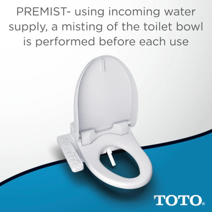 Washlet® C100 Electronic Bidet Toilet Seat - Round