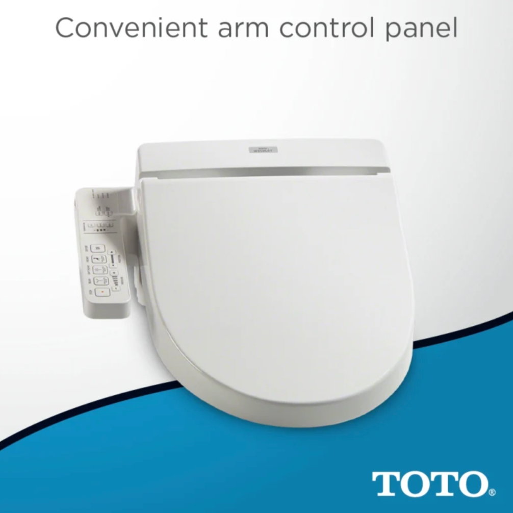 Washlet® C100 Electronic Bidet Toilet Seat - Round