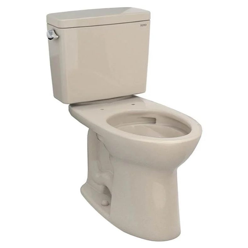 Toto Drake Two-Piece Toilet, 1.6 Gpf, Universal Height, Elongated Bowl - Less Seat