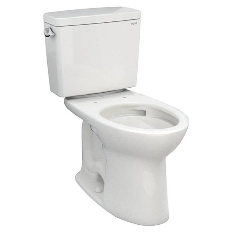 Toto Drake Two-Piece Toilet, 1.6 Gpf, Universal Height, Elongated Bowl - Less Seat